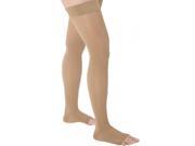 Mediven Assure 20 30 mmHg Thigh Petite w Beaded Silicon Top Band OT Beige Small