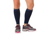 Zensah Compression Leg Sleeves Large XLarge Navy