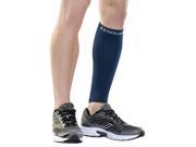 Zensah Calf Shin Sleeve Singles Large XLarge Navy