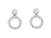 14k Gold Earrings with 0.50ct tw of Round Diamond