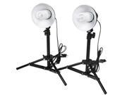 CowboyStudio Photography Studio Table Top Lighting Light Kit with Mini Light Stands