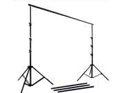 CowboyStudio Photography Backdrop Supporting System with 9 Feet Updated Crossbar and Case