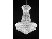French Empire Crystal Chandelier Lighting H 20 W 26