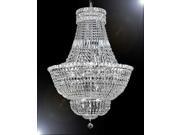 Swarovski Crystal Trimmed Chandelier! FRENCH EMPIRE CRYSTAL CHANDELIER LIGHTING H36 W30