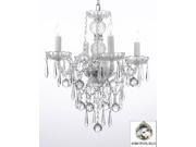 ALL CRYSTAL CHANDELIER LIGHTING CHANDELIERS W 40MM CRYSTAL BALLS CRYSTAL ICICLES!