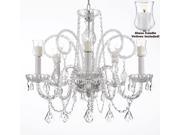 Crystal Chandelier Chandeliers Lighting with Candle Votives H25 x W24