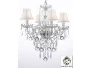 ALL CRYSTAL CHANDELIER LIGHTING CHANDELIERS W 40MM CRYSTAL BALLS CRYSTAL ICICLES!