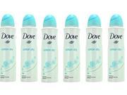 Dove 6 Pack Cotton Dry Anti Perspirant Deodorant Spray 48 Hour Protection 150 Ml 95954