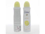 Dove Go Fresh Anti Perspirant Deodorant Spray 150Ml Grapefruit Lemongrass Scent 1 Can 31081 1