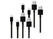 3 PACK 10Ft 3M Normal Size 8 Pin to USB Charger Sync Data Cable Cord iPhone 5 5C 5S iPod Touch iPad NON MFI