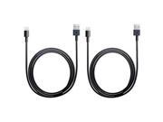 2 PACK D8 APPLE CERTIFIED 3 Ft USB Sync and Charging Lightning Cable 6 6plus 5 5S 5C IOS7 and 8