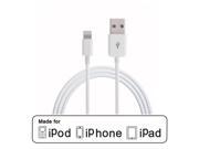 100% apple Certified 6ft Apple MFI Charge Sync Lightning Cable WHITE
