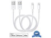 2 pack 6ft Apple MFI white lighting cables 100% Apple certified IOS 5 6 7 8 compatible.