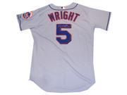 David Wright Mets Authentic Gray Road Jersey Back Number