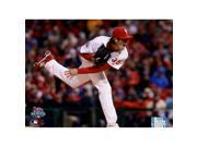 Cole Hamels 2008 WS Game 5 Pitching 8x10 Photo uns.