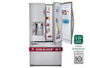 Lg LFXS29766S 29 cu.ft. Ultra Capacity 3 Door French Door Refrigerator w Door in Door ®