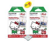 fujifilm instax mini 8 instant film 2-PACK (20 Sheets) Hello Kitty