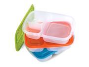 3 Piece Bento Box Lunch Box Set Multi Compartment Containers