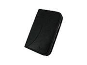 RooCase RC GALX EXEV2 BK Executive Leather Folio Case For Samsung Galaxy Tab P1000 Black Dual Station