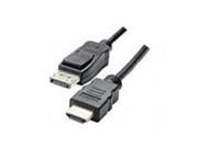Visiontek 900822 DisplayPort HDMI Audio Video Adapter HDMI Male Digital Audio Video DisplayPort Male Digital Audio Video
