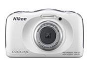 Nikon Coolpix S33 13.2 Megapixel Compact Camera White 2.7 LCD 16 9 3x Optical Zoom 4x Digital IS TTL 4160 x 3120 Image 1920 x 1080 Video
