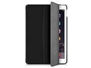 Macally BSTANDPA2 B Protective Case Stand for iPad Air Folio Black Scratch Resistant Interior Faux Leather