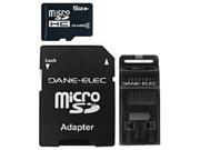 Dane Elec MJ 3IN116G C Mobile Junkie 16 GB MicroSD 3 in 1 Mobile Kit