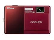 Nikon Coolpix 018208261895 S70 12.1 Megapixels Digital Camera 5x Optical Zoom 4x Digital Zoom 3.5 inch OLED Display Red