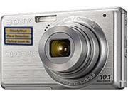 Sony Cyber Shot DSC S950 10.1 Megapixels Digital Camera 4x Optical Zoom 2.7 inch LCD display Super Steady Shot Image Stabilization Silver
