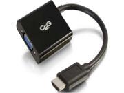C2G HDMI to VGA Adapter Converter Dongle for Laptops and Tablets M F HDMI VGA for Video Device Monitor Notebook 8 1 x HDMI Male Digital Audio Video