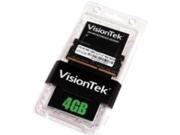 Visiontek 1 x 4GB PC3 12800 DDR3 1600MHz 204 pin SODIMM Memory Module 4 GB 1 x 4 GB DDR3 SDRAM 1600 MHz DDR3 1600 PC3 12800 1.35 V Non ECC Unbuffe