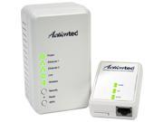 Actiontec Wireless Network Extender Powerline Network Adapter 500 2 x Network RJ 45 62.50 MB s Wall Mountable