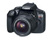 Canon EOS Rebel T6 18 Megapixel Digital SLR Camera with Lens 18 mm 55 mm Lens 1 75 mm 300 mm Lens 2 Black 3 LCD 16 9 3.1x 4x Optical Zoom