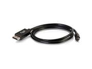 C2G 757120543022 10ft Mini DisplayPort to DisplayPort Adapter Cable for Laptops and Tablets M M Black Mini DisplayPort DisplayPort for Audio Video Device