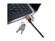 Kensington K67974WW ClickSafe Keyed Lock for Dell Laptops and Tablets Silver Carbon Steel For Notebook Tablet