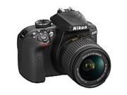 Nikon 1571 D3400 24.2 Megapixel Digital SLR Camera with Lens 18 mm 55 mm Black 3 LCD 16 9 3.1x Optical Zoom Optical IS TTL 6000 x 4000 Imag