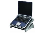 Fellowes 80320 Office Suites Adjustable Laptop Riser Black Silver
