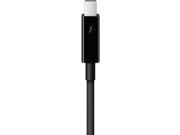 Apple Thunderbolt Cable 2.0 m Black Thunderbolt for iMac MacBook Pro MacBook Air 2.50 GB s 6.56 ft 1 Pack 1 x Mini DisplayPort Male Thunderbolt