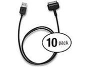 Ergotron Tablet Management 30 Pin to USB Cable Kit 76 cm Length for iPad USB Proprietary for iPad Tablet PC iPhone iPod 2.49 ft 10 Pack 1 x Male P