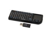 Visiontek Wireless CANDYBOARD Keyboard Mini with Touchpad Wireless Connectivity RF USB Interface 69 Key QWERTY Keys Layout