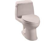 MS854114SL 12 UltraMax Elongated 1 Piece Floor Mount Toilet ADA Height Sedona Beige