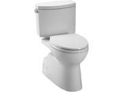 Toto CST474CEFG 01 White Vespin II 2 Piece High Efficiency Toilet 1.28GPF