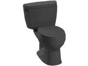 CST743S 51 Drake Round 2 Piece Floor Mount Toilet Ebony