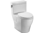MS624214CEFG 01 Legato Elongated 1 Piece Floor Mount High Efficiency Toilet Cotton White