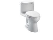 MS604114CEFG 01 UltraMax II Elongated 1 Piece Floor Mount Toilet Cotton White