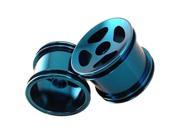 GPM Racing SMT0403F L06 Losi Aluminum Blue Front Compass Wheels
