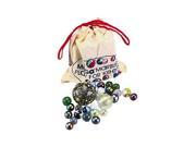 Mega Marbles 93808 Pouch W Marbles Rules