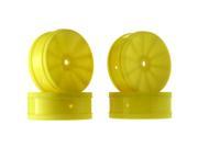 JConcepts 3362Y 1 10 Bullet 60mm Front Wheels Yellow 4 B5 RB