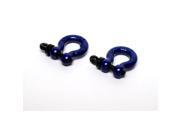 Hot Racing ACC808X06 1 10 Scale Look Blue Tow Shackles 2