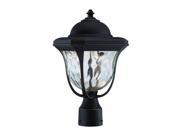 Designers Fountain LED21936 ABP Marquette 1 Light LED Outdoor Post Light with Bulb Included Aged Bronze Patina